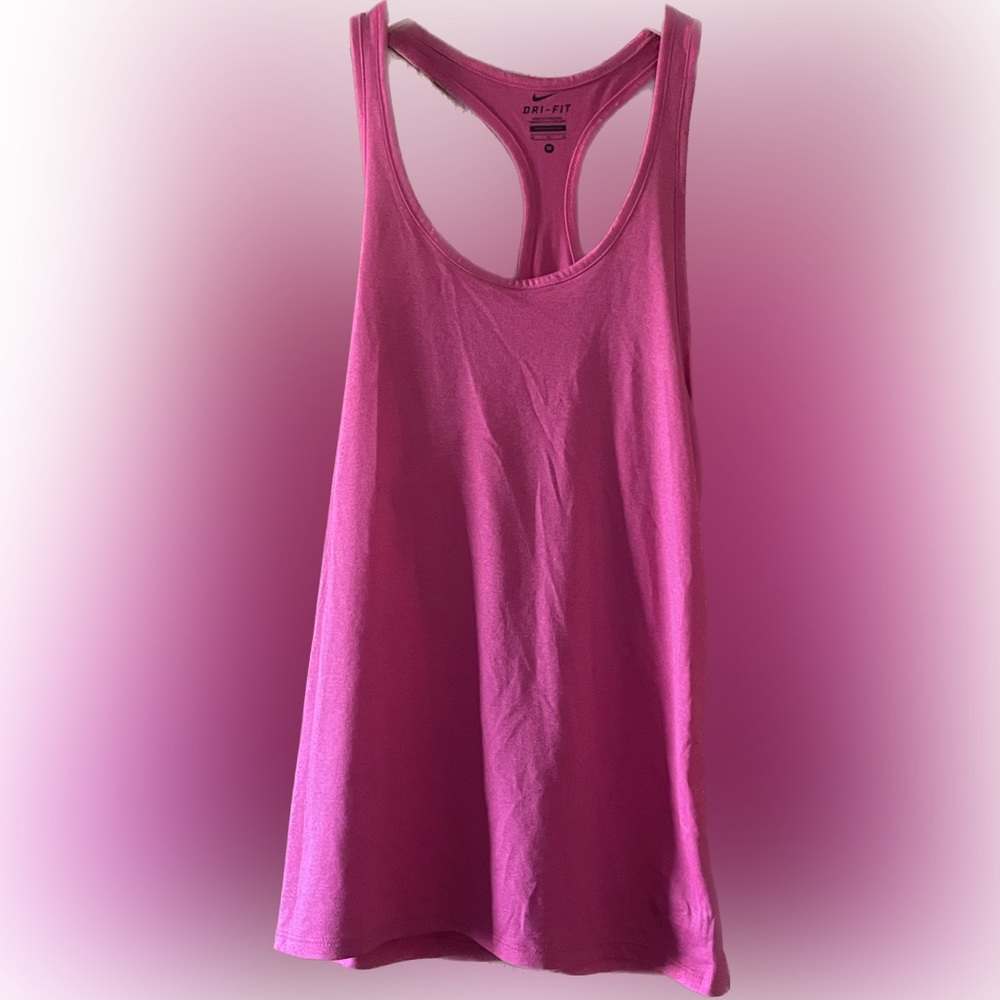 NIKE Dri-Fit women’s racer back tank pink size M NWT